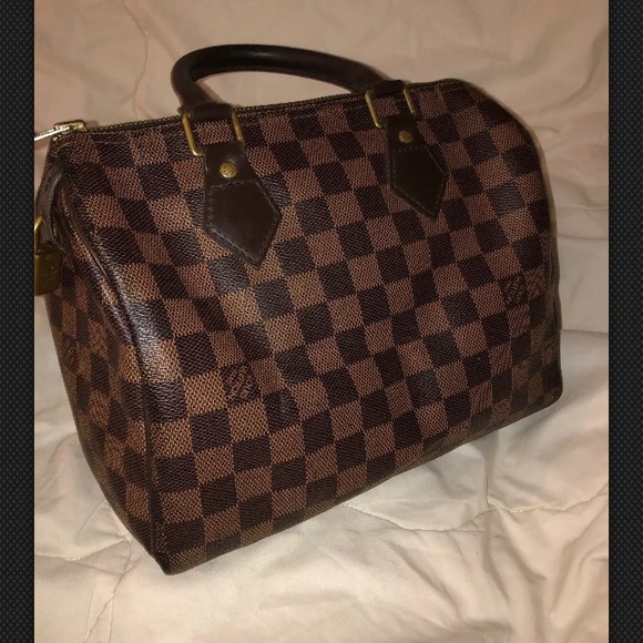 Authentic Louis Vuitton Speedy 25 Damier Ebene - Picture 3 of 7